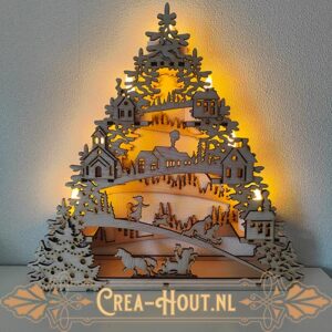 Kerstboom schwibboog